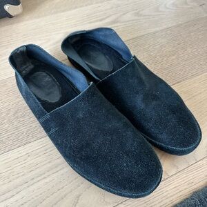 Vince Black Suede Men's Loafers
